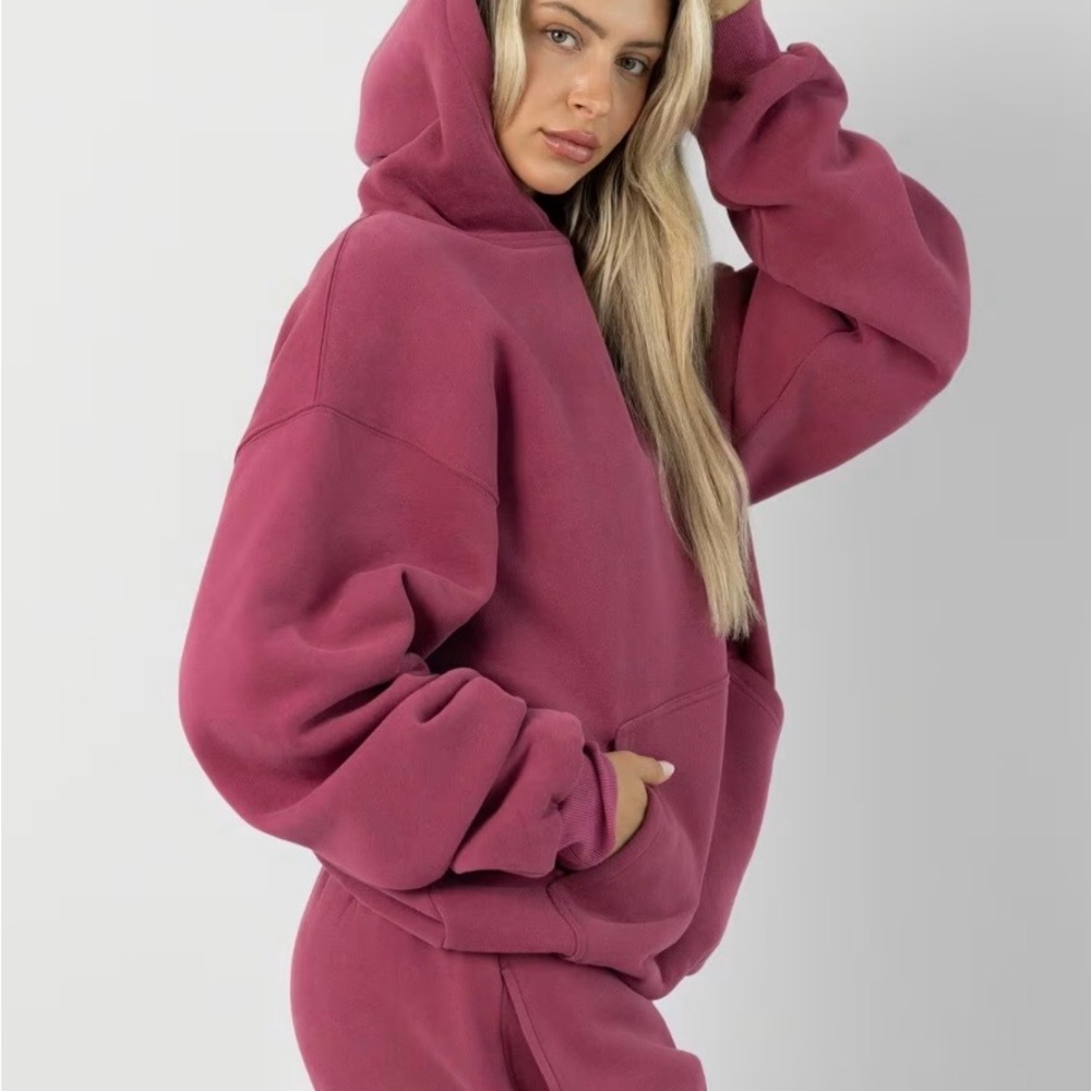 Cozy Women's Burgundy Hoodie